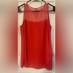 Nordstrom Halogen Flowy Lace Tank Top